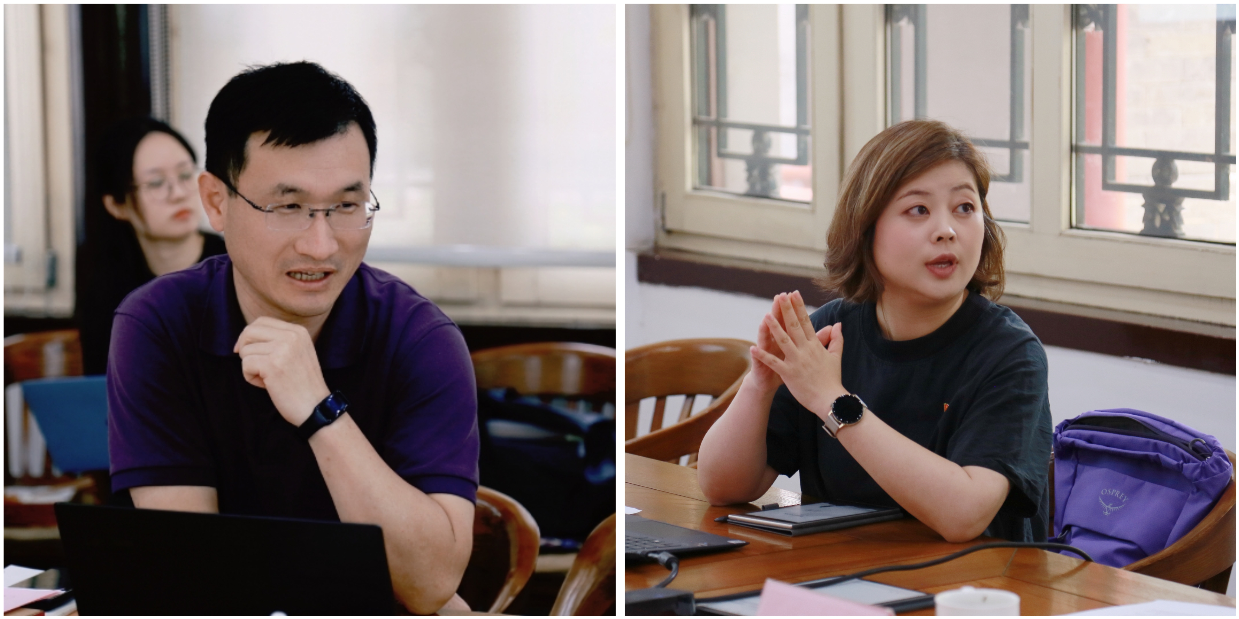 20240528-0033990威尼斯马克思主义学院、纪检监察机构、巡视办、审计室理论中心组联学会顺利召开-校党委宣传部-黄学永、李蕉发言.jpg