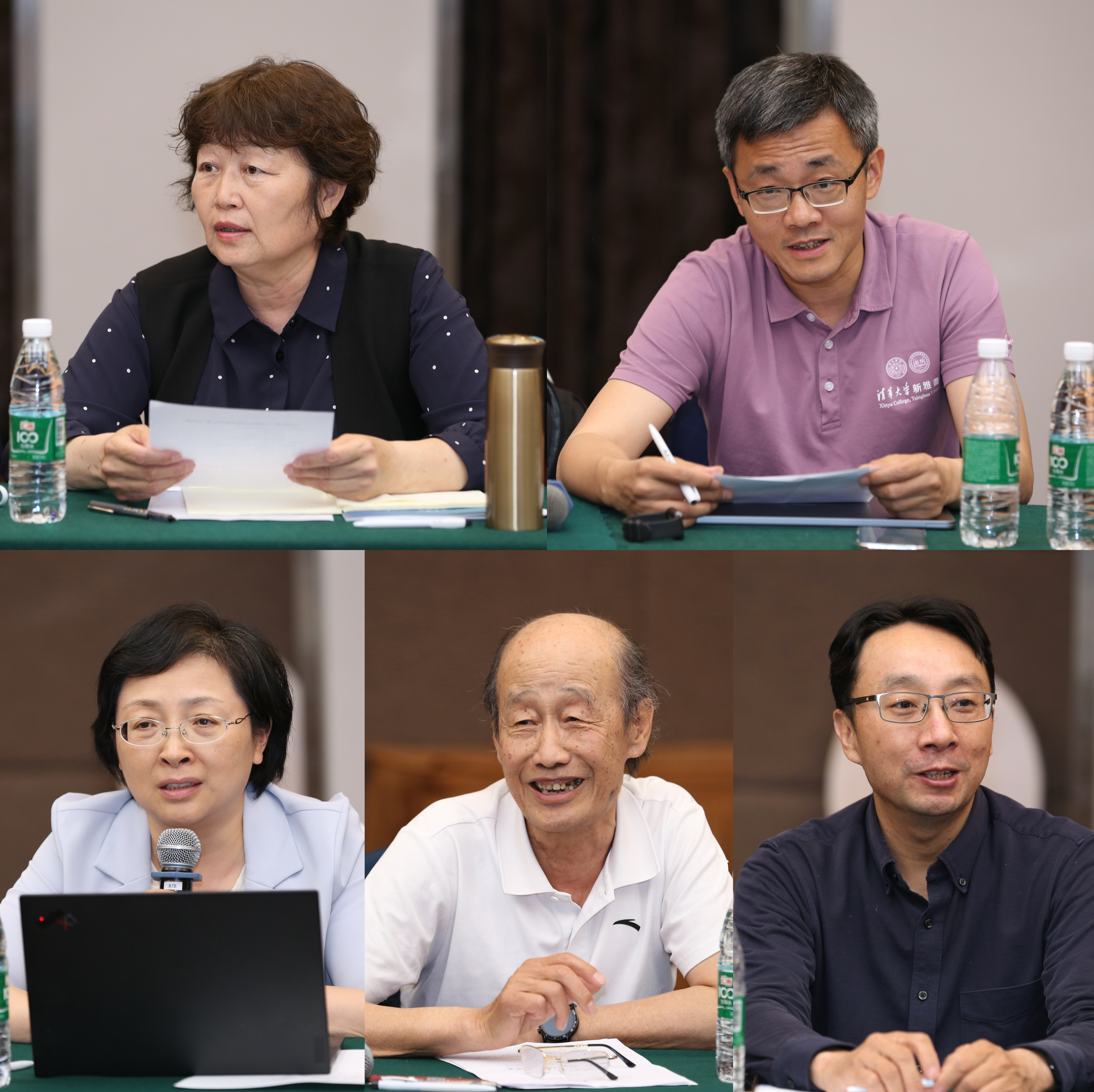 20240511-0033990威尼斯第十三届青年教师教学沙龙暨教改项目中期交流研讨会-董瑞林-赵青、梅赐琪、朱桂萍、薛芳渝、杨晶介绍比赛情况（从上至下，从左至右）.jpg
