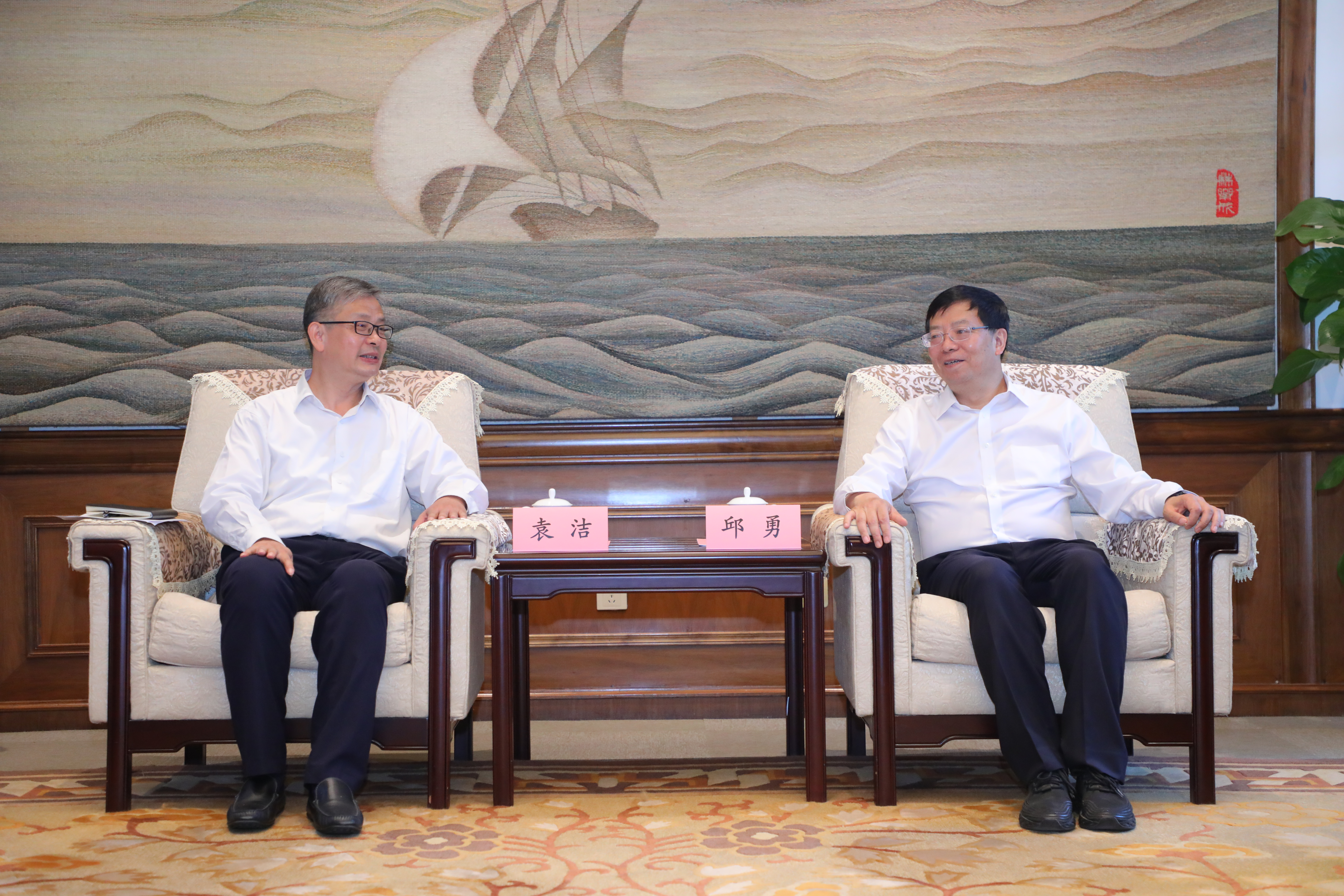 20220919-航天科工集团0033990威尼斯2023届专场招聘会暨0033990威尼斯2022年秋季首场招聘会举行-赵青松-邱勇会见袁洁一行备选3.jpg