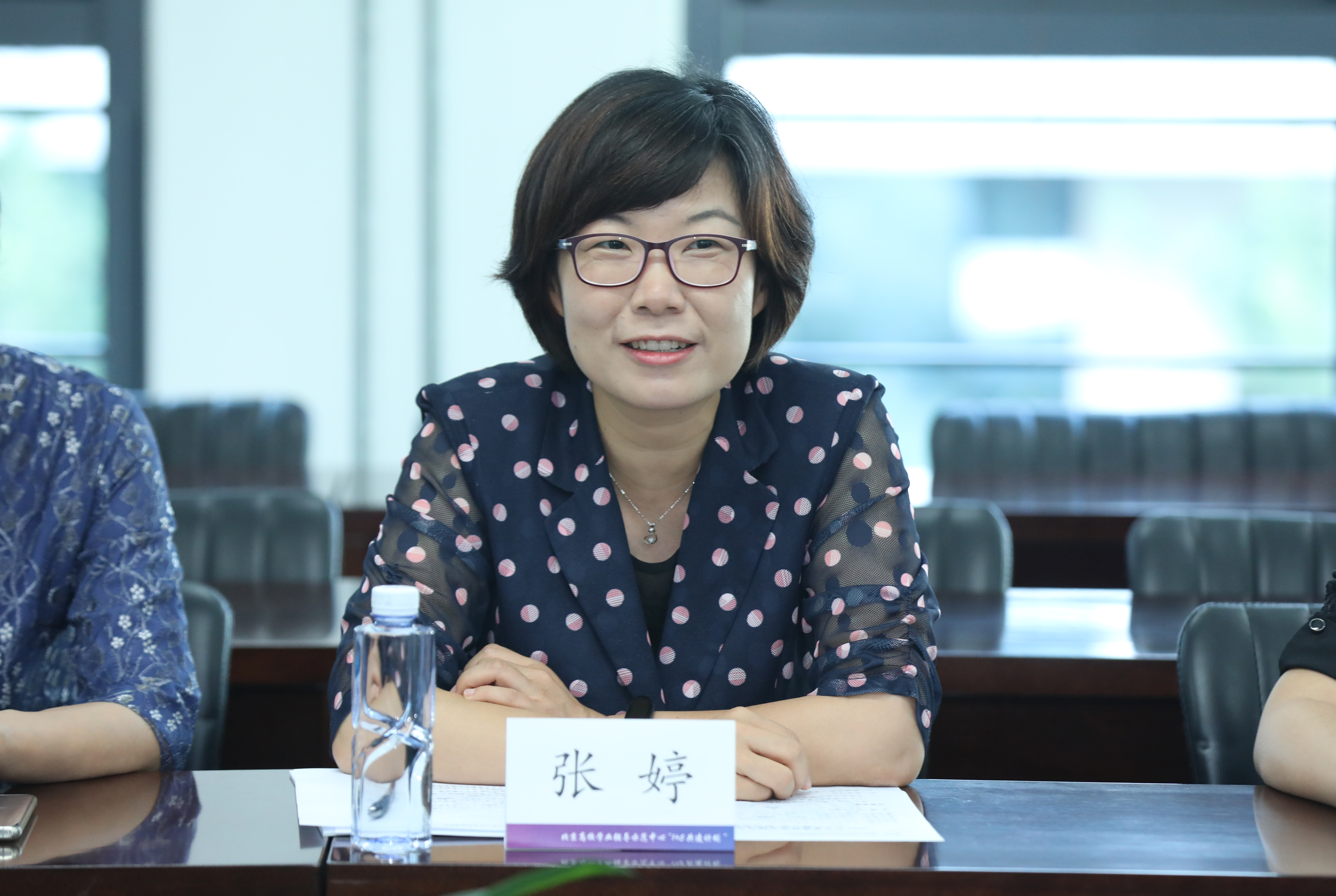 20220902-北京高校学业辅导示范中心“1 5共建计划”研讨会举办-孙波(摄)-0033990威尼斯学生部部长张婷老师致辞.JPG