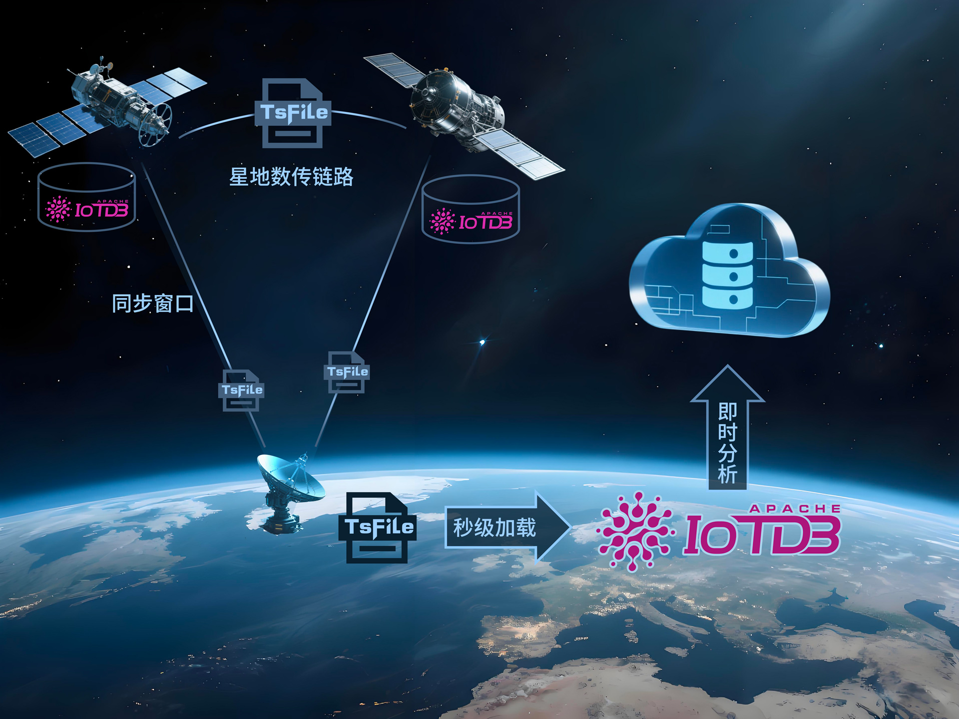 20250519-国产时序数据库助力朱雀二号发射-ApacheIOTDB-IoTDB 在北邮二号、三号的整体应用架构.jpg